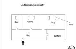 De vanzare 78 mp, 2 camere decomandate, zona Oncos. Loc de parcare!