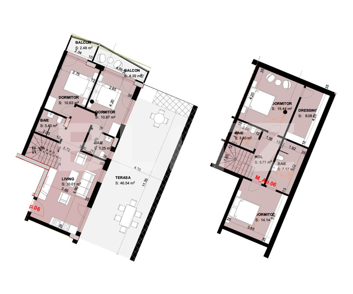 Apartament de vânzare 4+ camere Exterior Sud - 66226AV | BLITZ Brașov | Poza1