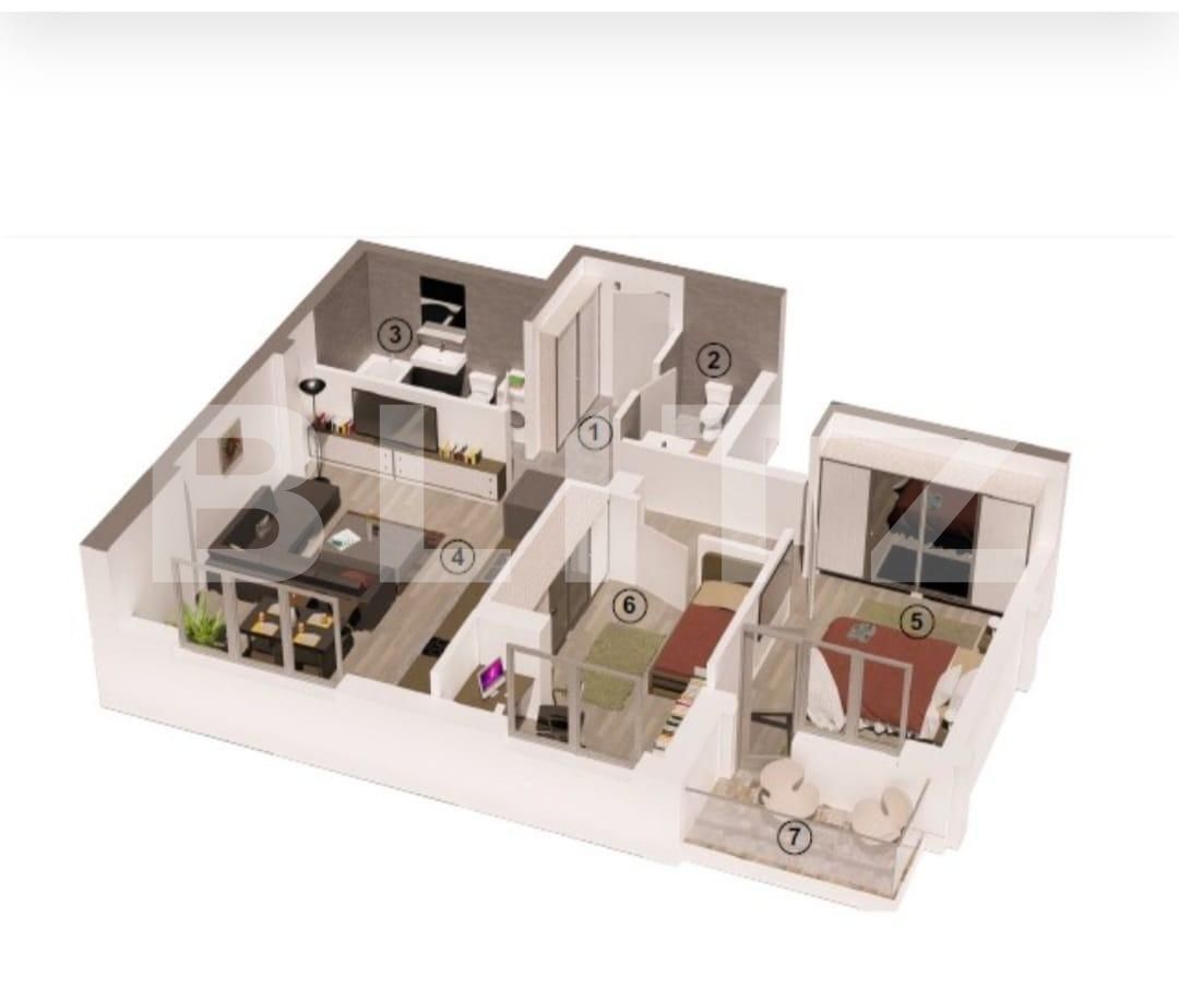 Apartament de vânzare 3 camere Floreşti - 66244AV | BLITZ Cluj-Napoca | Poza2