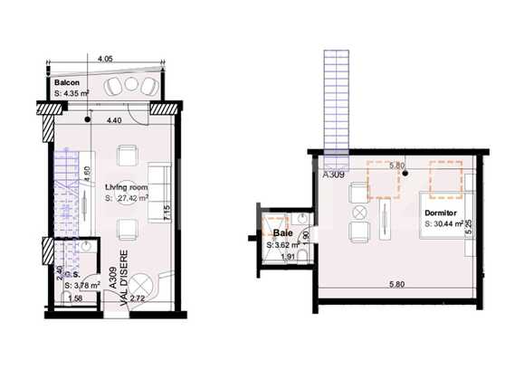 Apartament de vânzare 2 camere Exterior Sud - 66295AV | BLITZ Brașov | Poza5