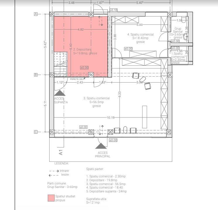 Spațiu comercial de închiriat Marasti - 66296SIC | BLITZ Cluj-Napoca | Poza5