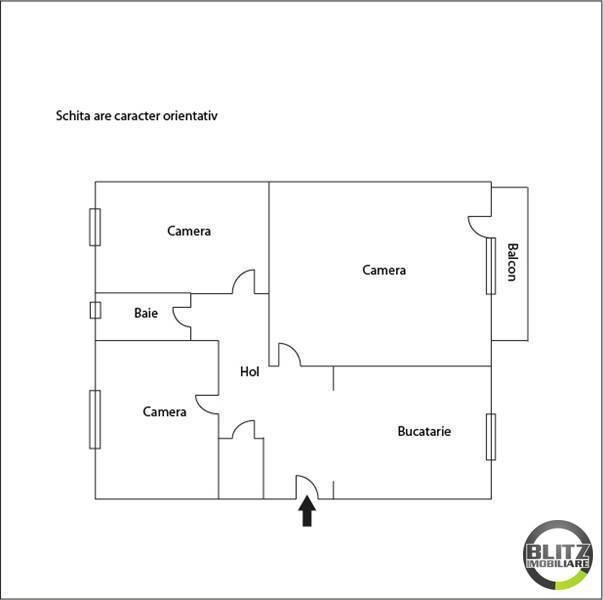Apartament de vânzare 3 camere Gheorgheni - 663AV | BLITZ Cluj-Napoca | Poza1