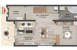 Casa individuala, 120 mp, Stupini