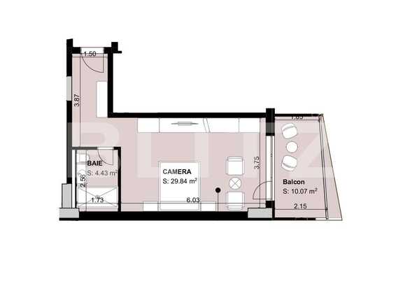 Garsonieră de vânzare Exterior Sud - 66313AV | BLITZ Brașov | Poza5