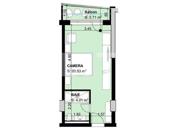 Garsonieră de vânzare Exterior Sud - 66315AV | BLITZ Brașov | Poza5