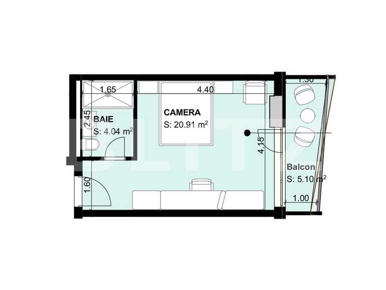 Garsonieră de vânzare Exterior Sud - 66318AV | BLITZ Brașov | Poza1