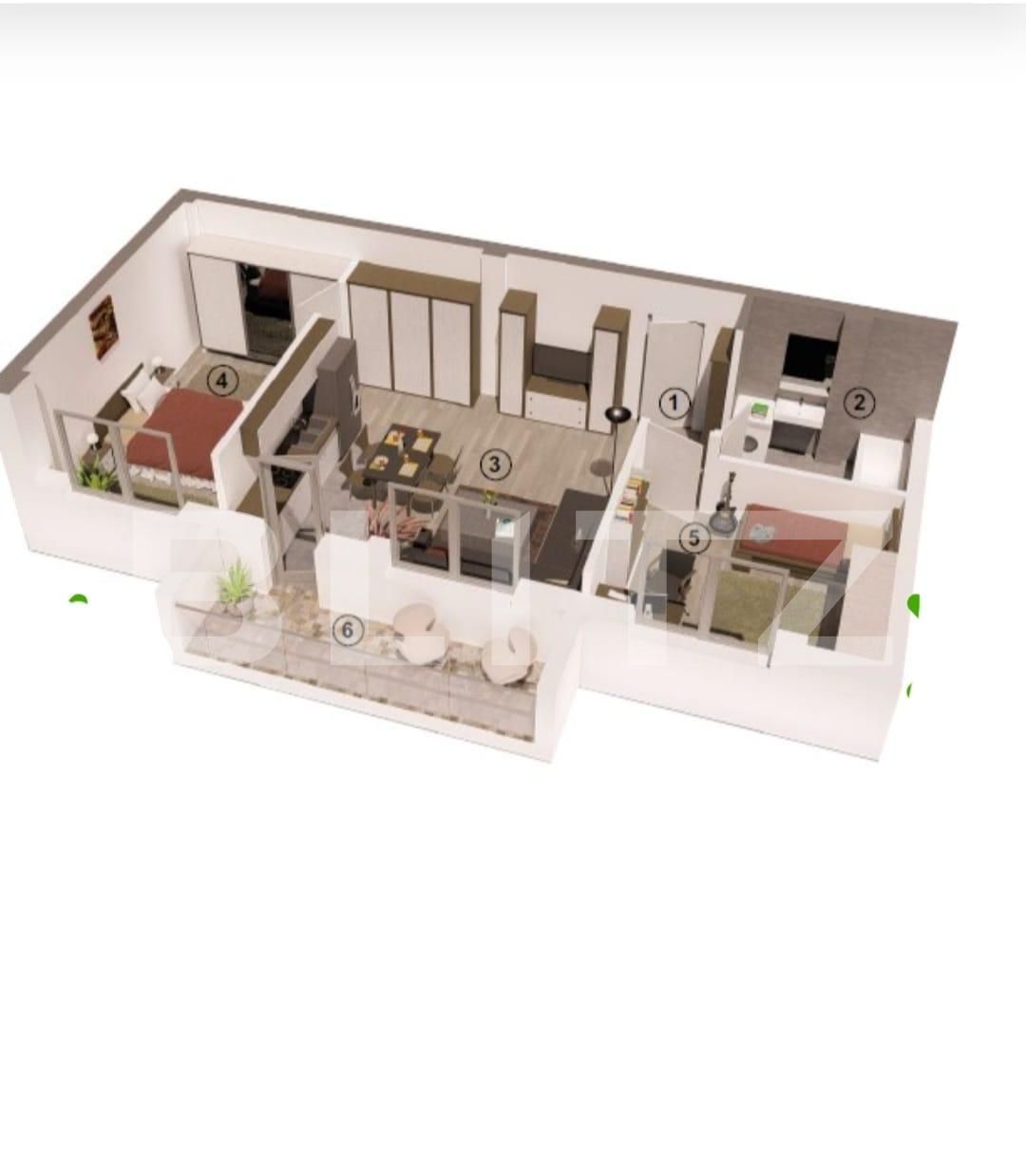 Apartament de vânzare 3 camere Floreşti - 66372AV | BLITZ Cluj-Napoca | Poza3