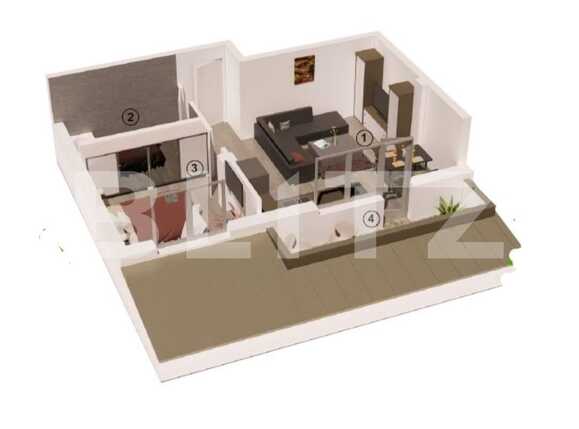 Apartament de vânzare 2 camere Floreşti - 66373AV | BLITZ Cluj-Napoca | Poza1