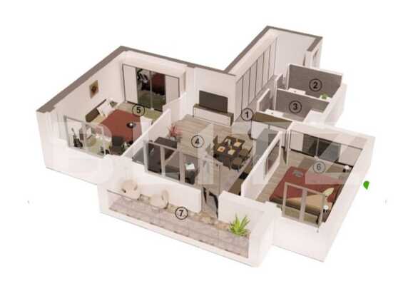 Apartament de vânzare 3 camere Floreşti - 66374AV | BLITZ Cluj-Napoca | Poza1