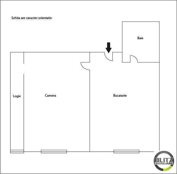 Garsonieră de vânzare Marasti - 664AV | BLITZ Cluj-Napoca | Poza1