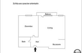 Vanzare 2 camere, 54 mp plus balcon in zona aerisita din Floresti, semifinisat