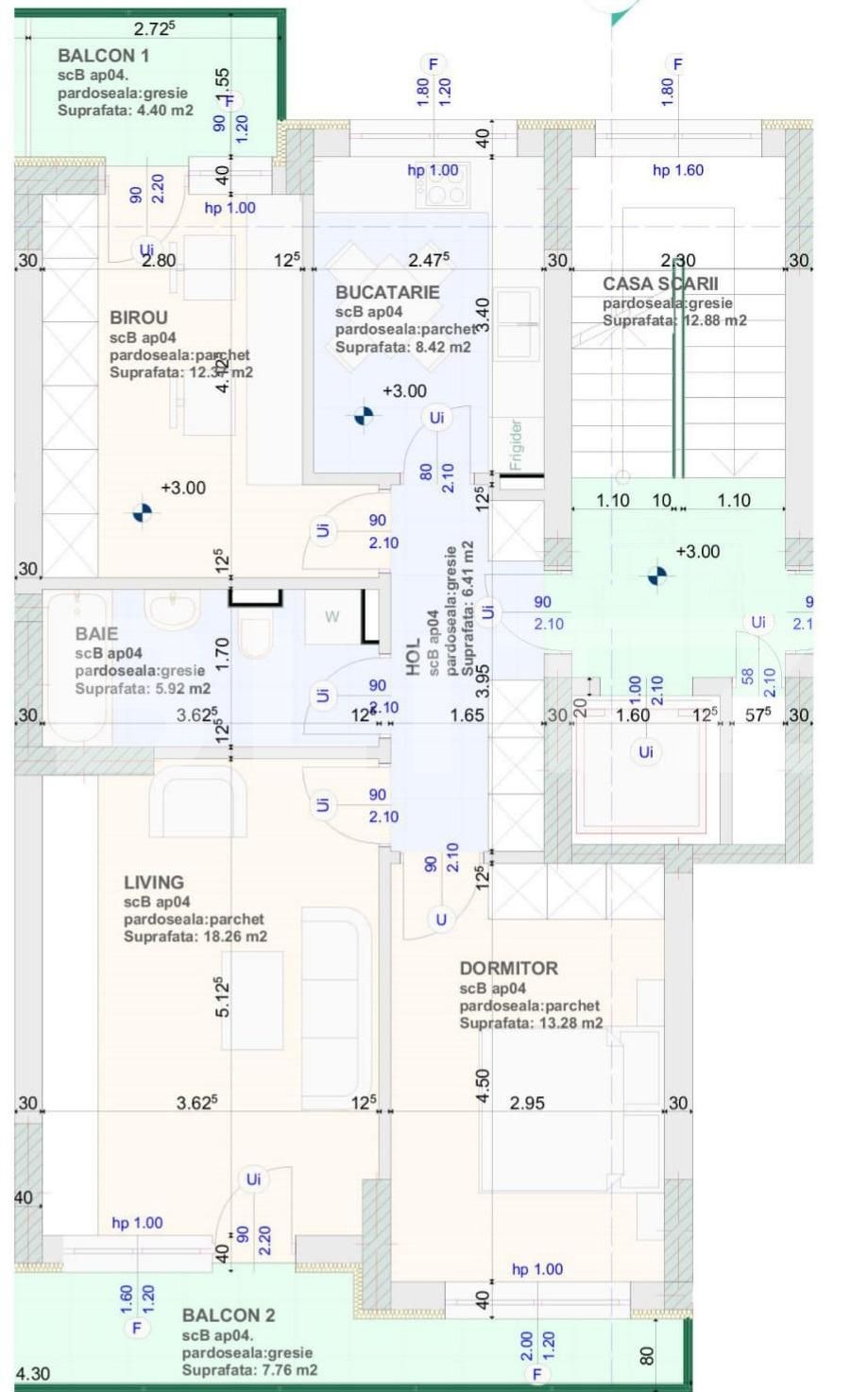 Apartament de vânzare 3 camere Tractorul - 66531AV | BLITZ Brașov | Poza6