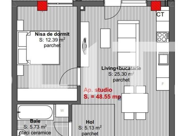 Apartament de vânzare 2 camere Floreşti - 66548AV | BLITZ Cluj-Napoca | Poza1