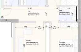 Apartament 3 camere cu balcon, 73 mp + balcon, zona nou dezvoltata