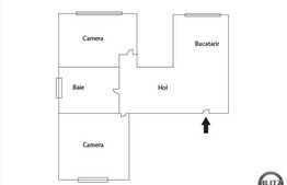 2 camere, decomandat, 55 mp, parcare, zona strazii Fabricii de Zahar!