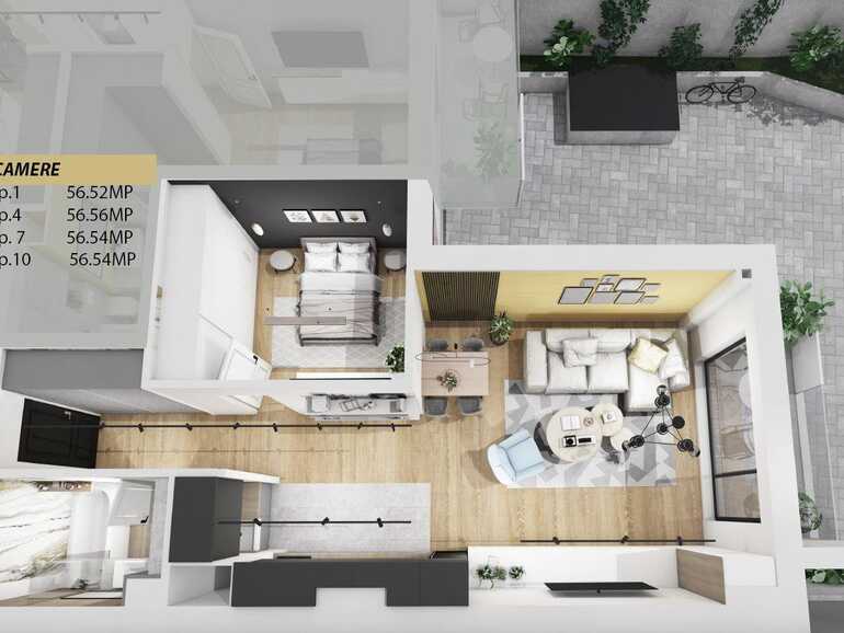 Apartament de vânzare 2 camere Semicentral - 66653AV | BLITZ Cluj-Napoca | Poza1