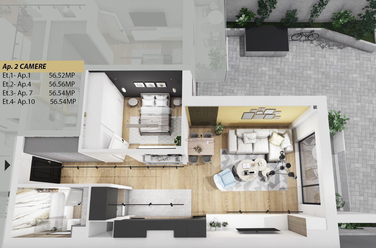 Oportunitate! Apartament cu CF in bloc nou, TVA inclus, premium, zona centrala!