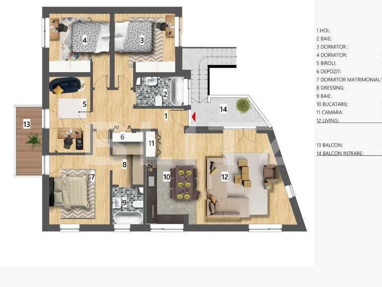 Apartament de vânzare 4+ camere Iris - 66678AV | BLITZ Cluj-Napoca | Poza1