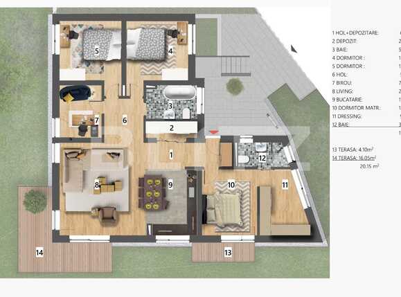 Apartament de vânzare 4+ camere Iris - 66680AV | BLITZ Cluj-Napoca | Poza15