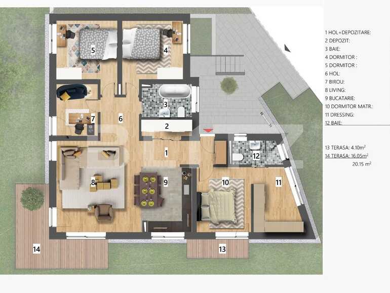 Apartament de vânzare 4+ camere Iris - 66680AV | BLITZ Cluj-Napoca | Poza1