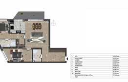 Apartament 3 camere, 77 mp, 2 balcoane, cartier Europa!