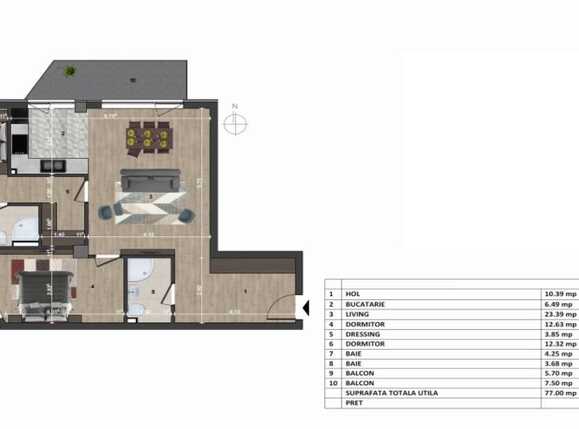 Apartament de vânzare 3 camere Europa - 66752AV | BLITZ Cluj-Napoca | Poza1