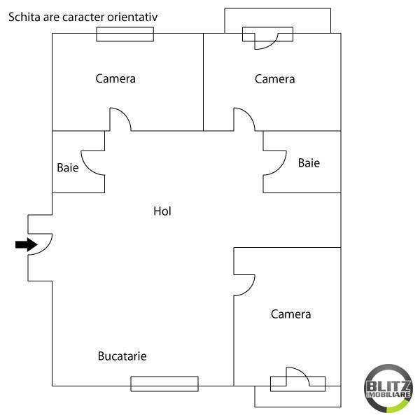 Apartament de vânzare 3 camere Floreşti - 6686AV | BLITZ Cluj-Napoca | Poza1