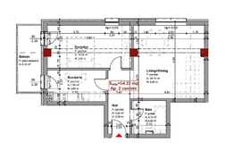 Apartament 2 camere l  54 mp l Bucatarie decomandata l Balcon l  Zona Leroy Merlin