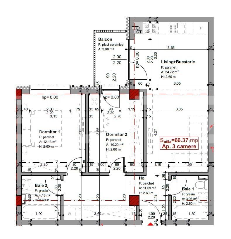 Apartament de vânzare 3 camere Marasti - 66926AV | BLITZ Cluj-Napoca | Poza1