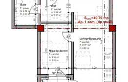 Apartament 2 camere l 40.79 mp l Orientare sudica l Zona Leroy Merlin