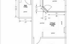 3 camere de vanzare , cu loc de parcare, 59 mp utili