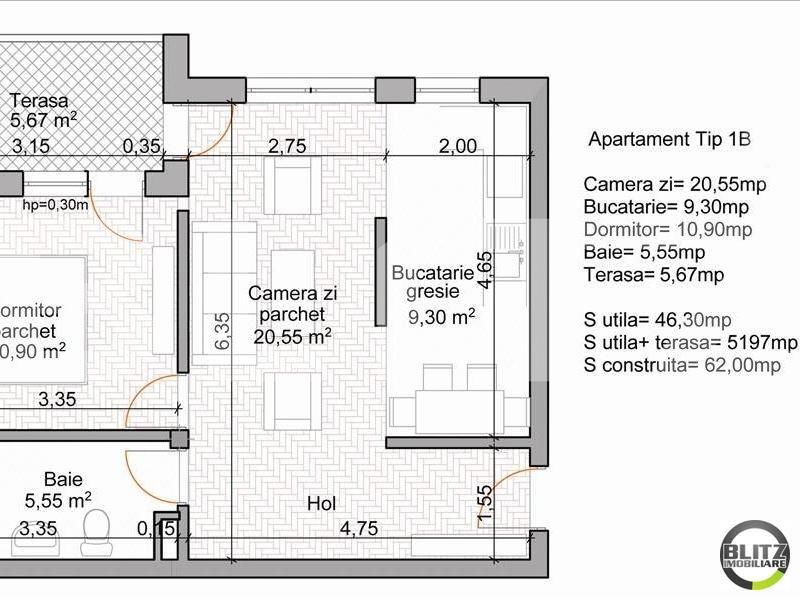 Apartament de vânzare 2 camere Floreşti - 6697AV | BLITZ Cluj-Napoca | Poza4