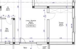 Apartament de 3 camere, semifinisat, 60 mp, zona Cetatii !