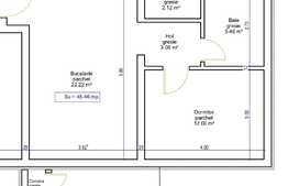 Apartament 2 camere semifinisat, 46 mp, zona Cetatii !
