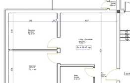 Apartament cu 3 camere, semifinisat, 53 mp, zona Cetatii!