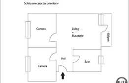 Vanzare 3 camere, complet mobilat, loc parcare, ansamblu privat