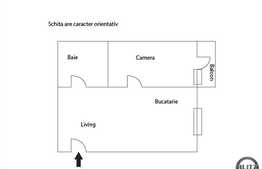 Apartament cu 2 camere de vanzare, in zona strazii Eroilor