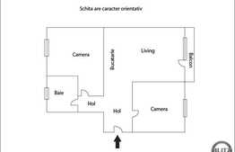 Apartament 3 camere de vanzare,  63 mp, zona Teilor, imobil nou! Parcare cu CF!