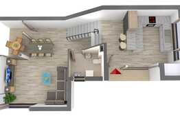 Exclusiv! Casa cuplata,114 mp, 250 mp teren, panorama, Dezmir