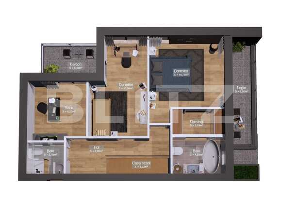 Casa de vânzare 5 camere Bartolomeu - 67285CV | BLITZ Brașov | Poza19