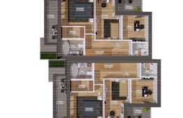 Duplex de 110 mp utili in ansamblu in stil scandinav! Zona Bartolomeu!