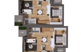 Duplex de 110 mp utili, 260 mp teren, garaj! Finalizare 2022