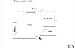 1 camera, 33 mp, imobil nou, zona Muzeul Apei