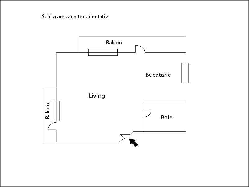 Garsonieră de vânzare Floreşti - 6741AV | BLITZ Cluj-Napoca | Poza1