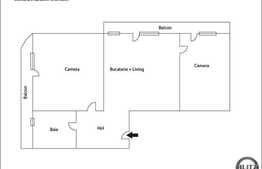 Apartament cu 3 camere de vanzare, 54 mp, semifinisat, zona nou dezvoltata!