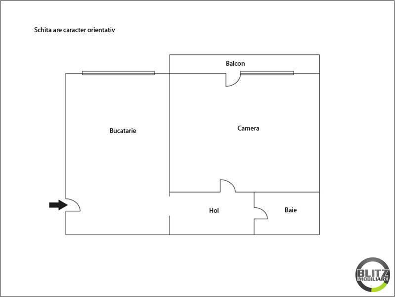 Garsonieră de vânzare Floreşti - 6747AV | BLITZ Cluj-Napoca | Poza1