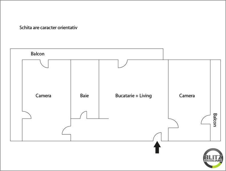 Apartament de vânzare 3 camere Floreşti - 6754AV | BLITZ Cluj-Napoca | Poza1