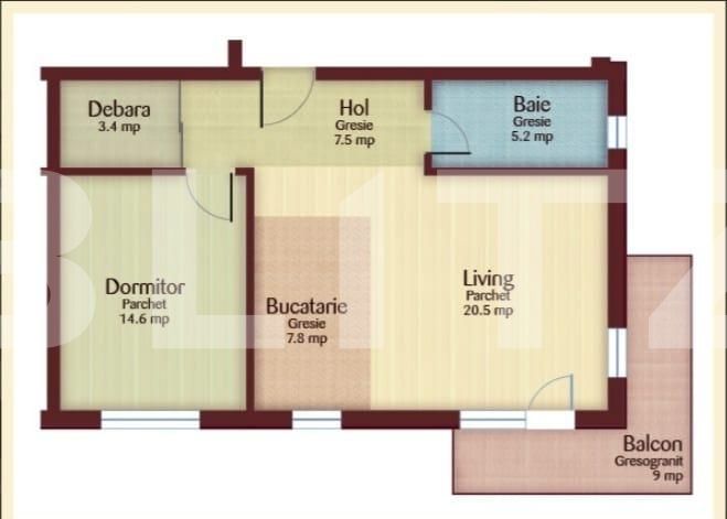 Apartament de vânzare 2 camere Floreşti - 67551AV | BLITZ Cluj-Napoca | Poza2