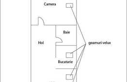 Mansarda 2 camere, 61 mp, mobilata si utilata modern, zona Terra!