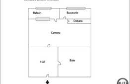 garsoniera 28 mp plus balcon,  in zona strazii Constantin Brancusi